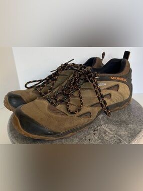 Merrell Chameleon Brown Black Hiking Sneakers Shoes 12